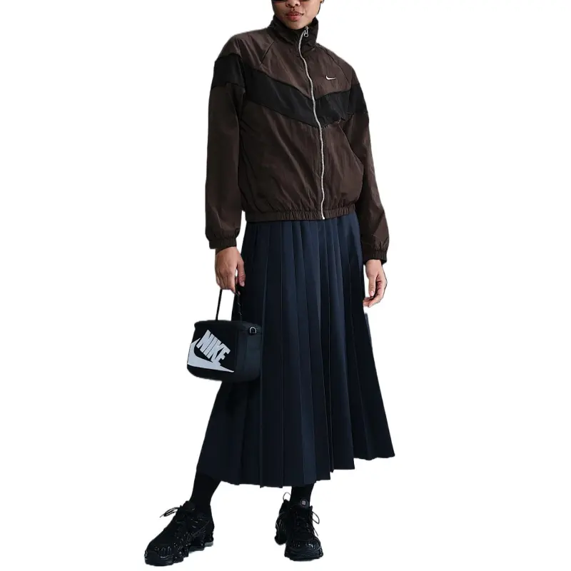 Nike SS25 Windrunner Jacket Women's Velvet Brown/Black/White-2