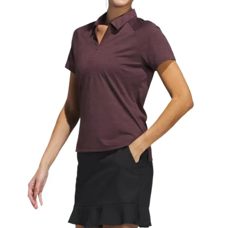 Adidas Free Shipping With AdiClub Ultimate365 Heathered Twistknit Polo Shirt-1