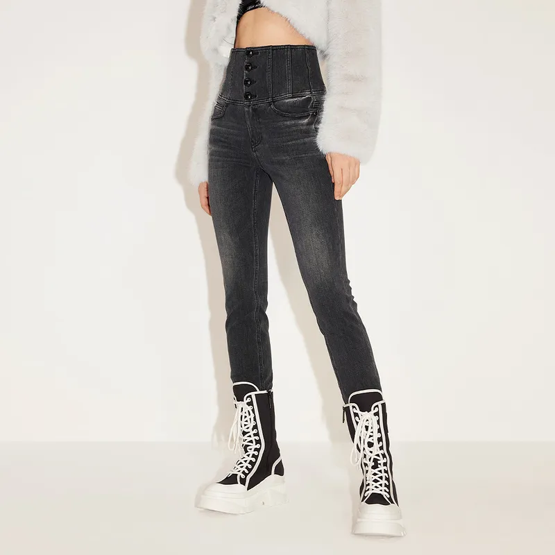 Miss Sixty Jeans Women's Black Gray-4