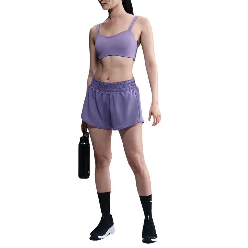 Nike One Women's Dri FIT Mid Rise 3' Brief Lined Shorts-3