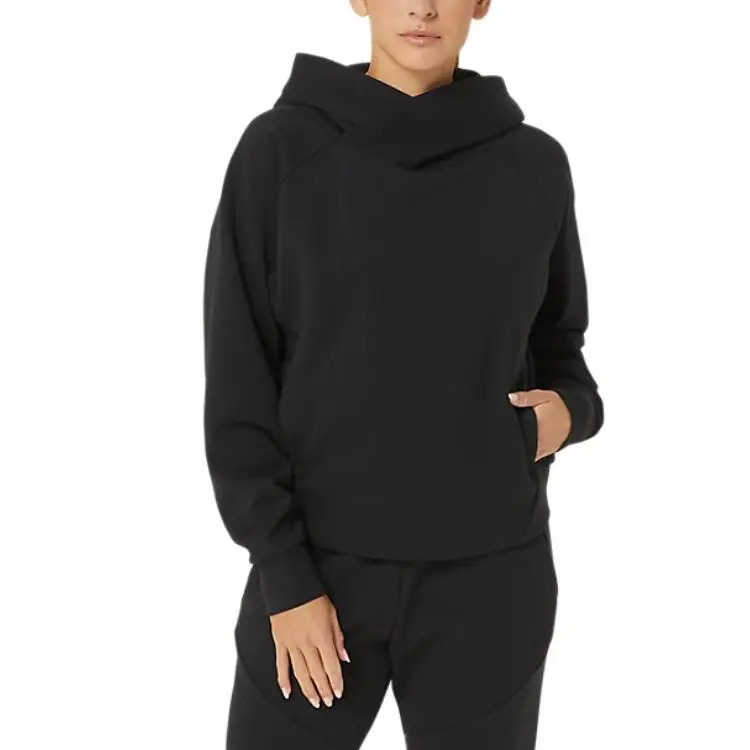 Asics WOMEN'S MOBILITY KNIT PULLOVER HOODIE Sweatshirt Women's Black-3