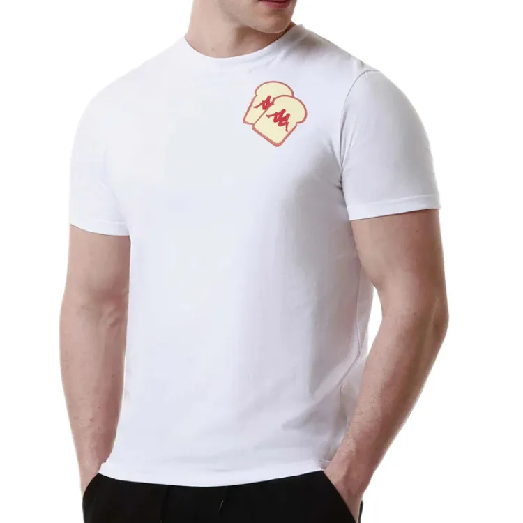 Kappa GRAPHIK LENNOX T Shirt Men's White-4
