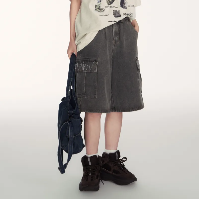 TGNS Denim Shorts Unisex-4