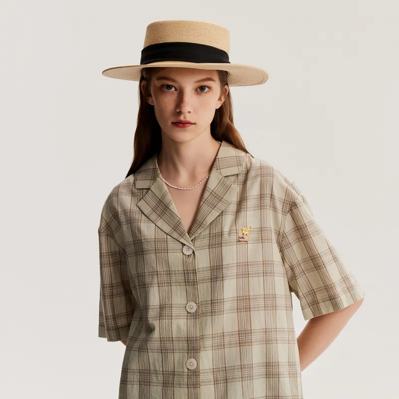 E.land Shirt Women's Army Green-3