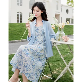Like The Age Of Water Skirt Set Regular Women's Blue