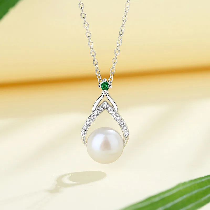 YINGNIXINDONG Freshwater Pearl Necklaces Women's-3