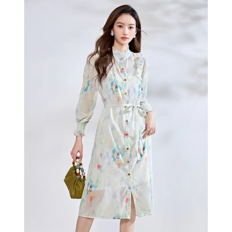 Love Elaine Long Sleeved Dress Women's Image Color-5