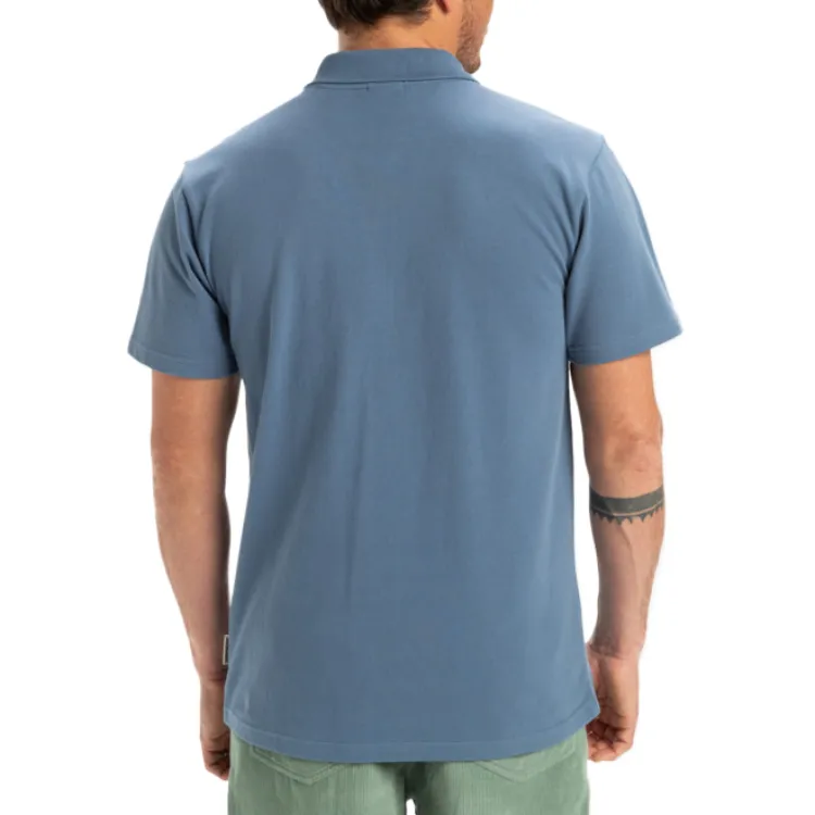 Quiksilver Polo Shirt Men's Blue-3