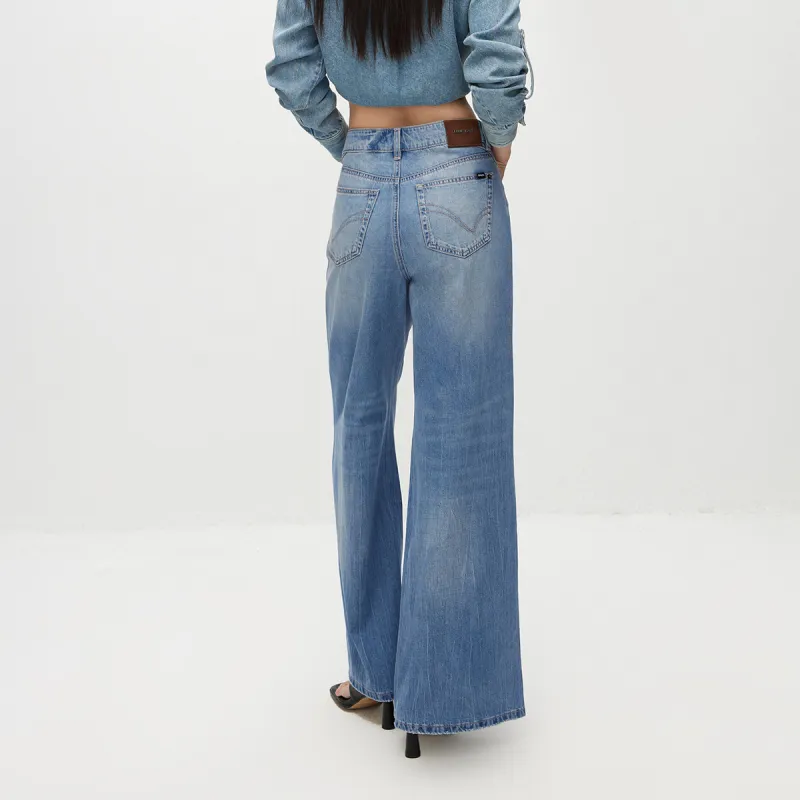ONLY Jeans Women's J33 350 Washed Denim Blue-3