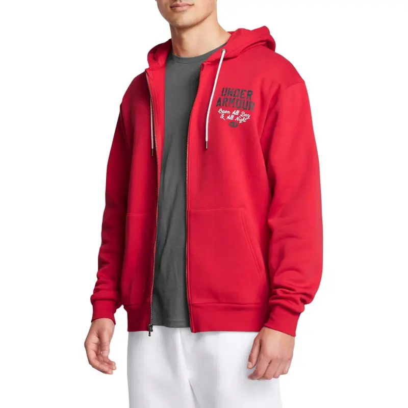 Under Armour Icon UA Fleece Sweatshirt Men's Red-2