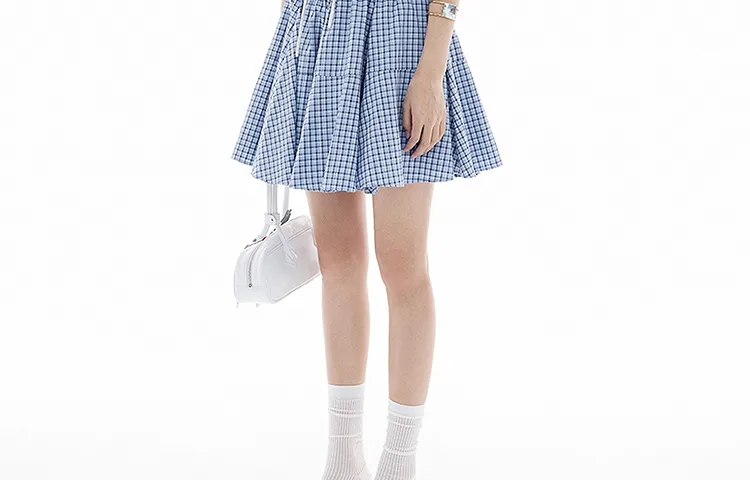 D'zzit Casual Short Skirts Women's Dark Blue-2