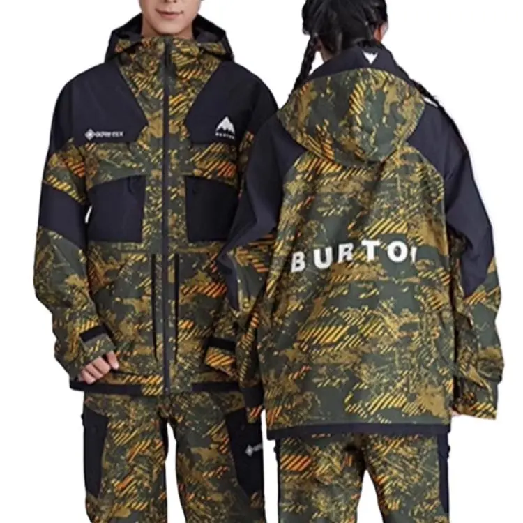 BURTON AIZAWA VANGUARD GORE Jackets Coats Unisex Army Green-1