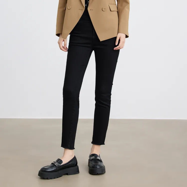 SHUIYUNJIAN Casual Pants Women's Black-2