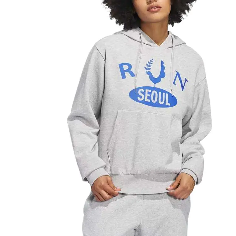 Adidas Sportswear SEOUL HOODIE Sweatshirt Unisex Gray-2