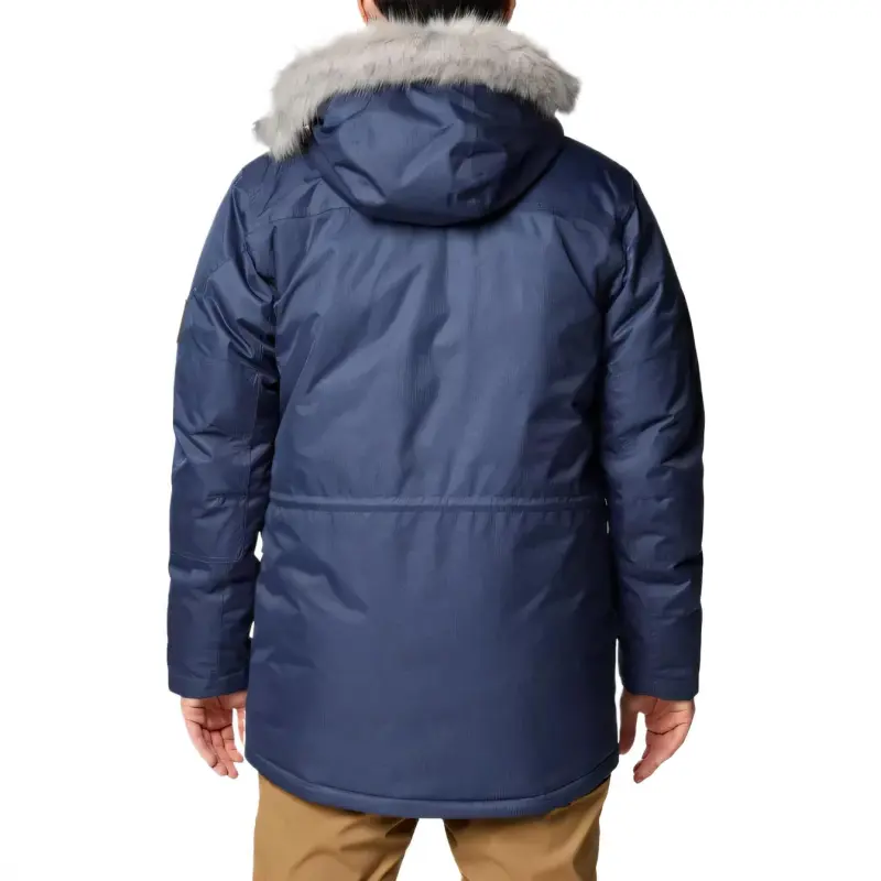 Columbia Barlow Pass TurboDown Jacket Men's Marine Blue-1