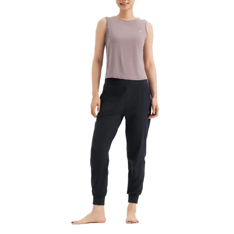 DECATHLON Yoga Tank Top Women's Matte Umber-3