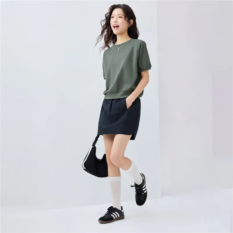 UNIQLO Batwing Sleeve T Shirt Women's-12