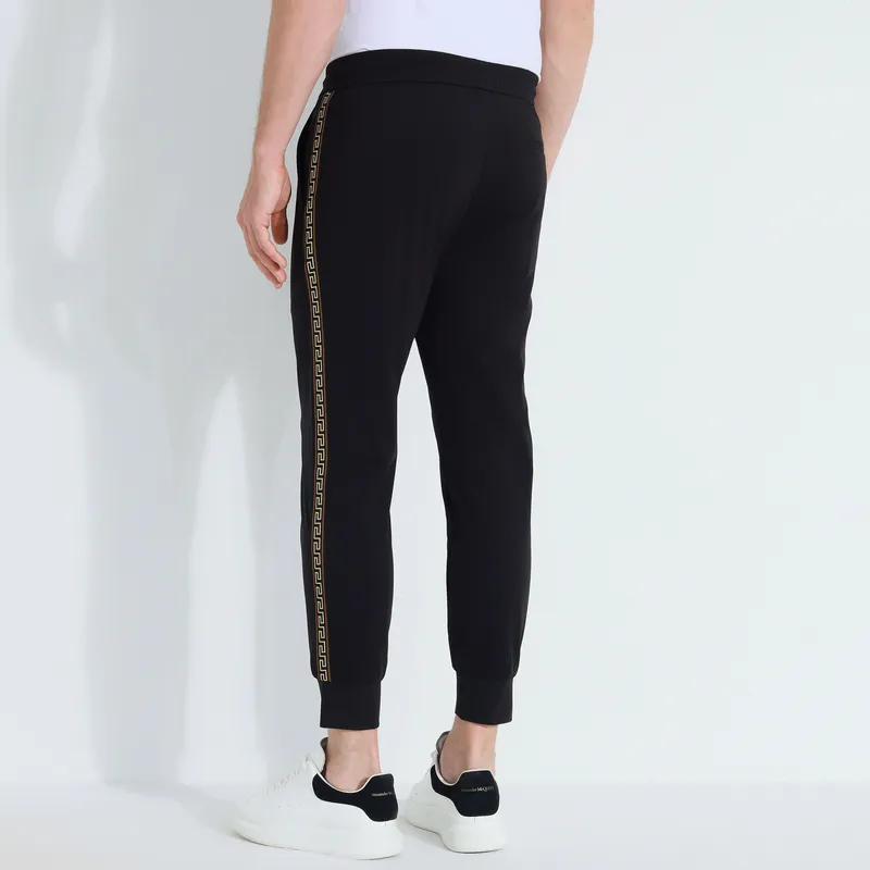 Raidy Boer Casual Pants Men Black-4