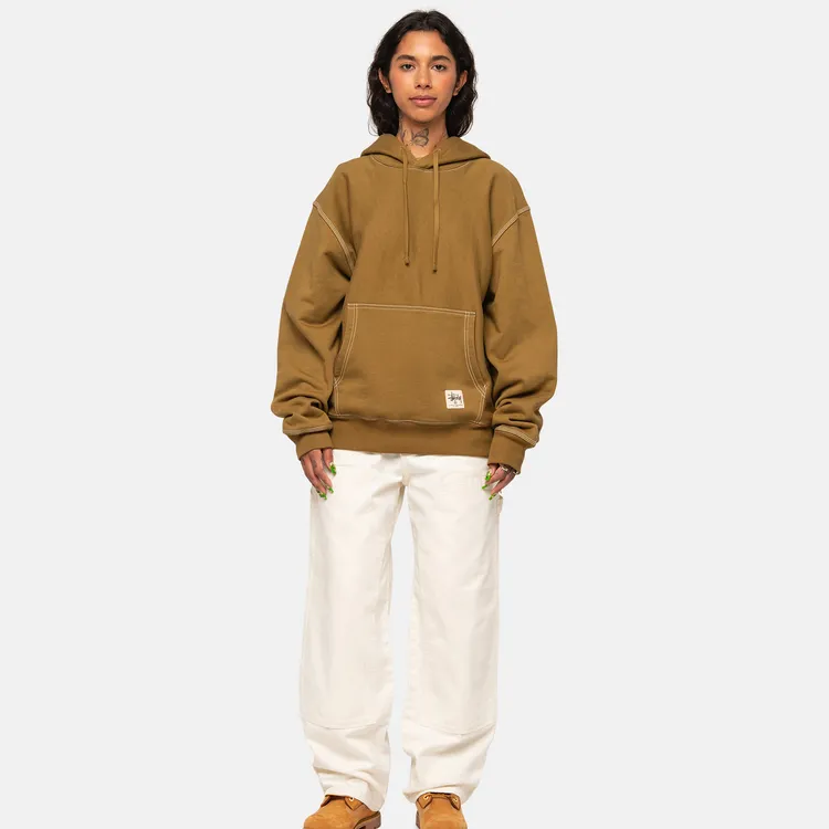 Stussy Contrast Stitch Label Hoodie-2