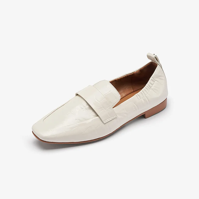 LE SAUNDA Loafers Women's Red/White/Black-10
