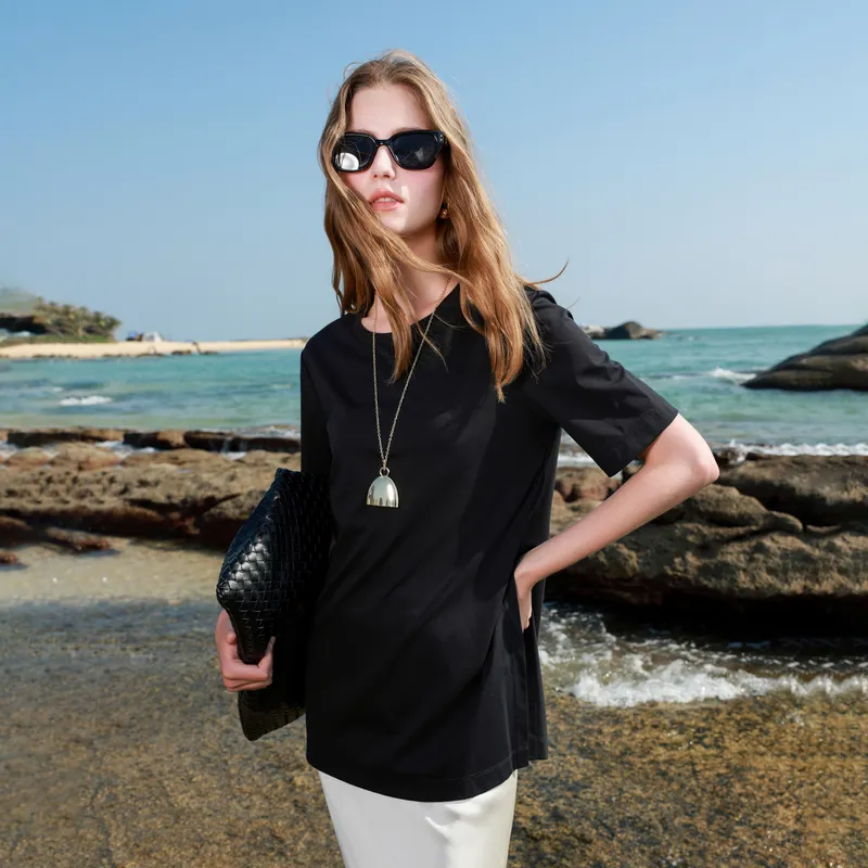 3COLOUR T Shirt Women's Classic Black-2
