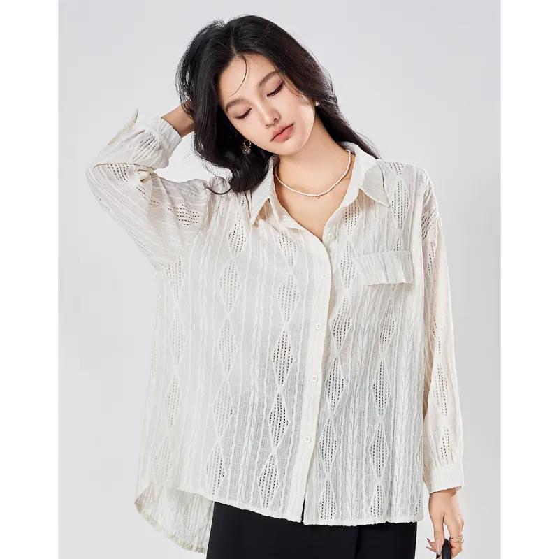 Love Elaine Shirt Women's White-1