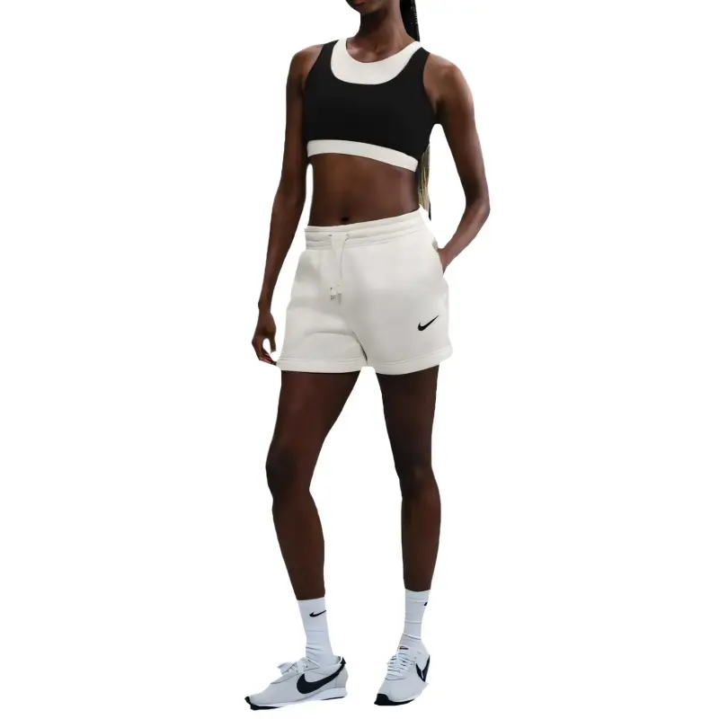 Nike Sportswear Phoenix Fleece Casual Shorts Women's White-1