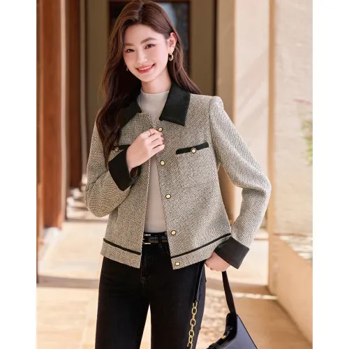 Like The Age Of Water Velvet feel Coat Regular Women's Image Color