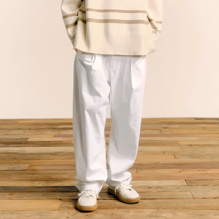 CROQUIS Jeans Men's White Denim-3