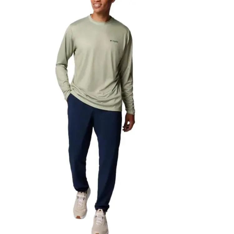 Columbia PFG Terminal Tackle Fish Flag Sweatshirt Men's Cyan-3