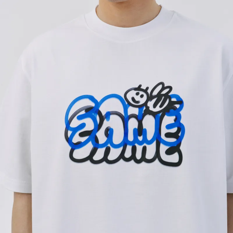 MYSAMESAME T Shirt Unisex White-2