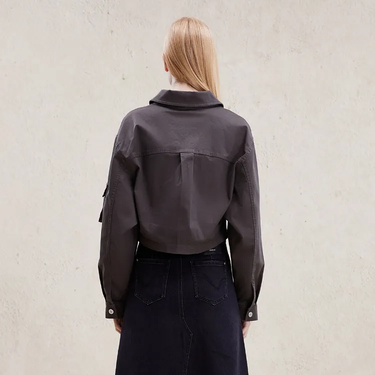 ONLY Cropped Coats Women's-8