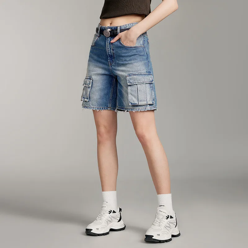 Miss Sixty Denim Shorts Women's Medium Blue-5