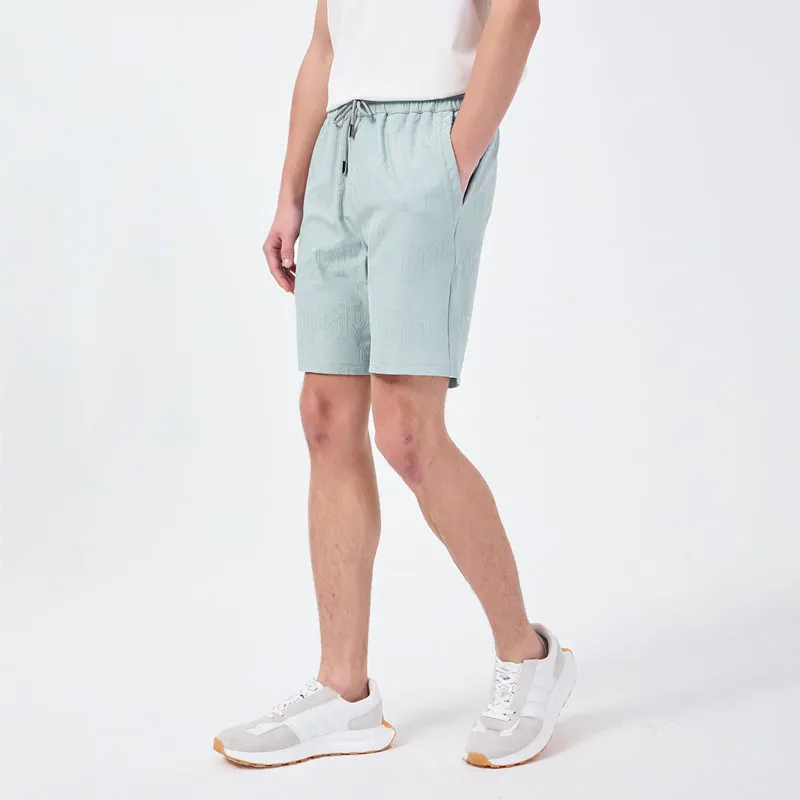 DAVID NAMAN Casual Shorts Men's Green-4