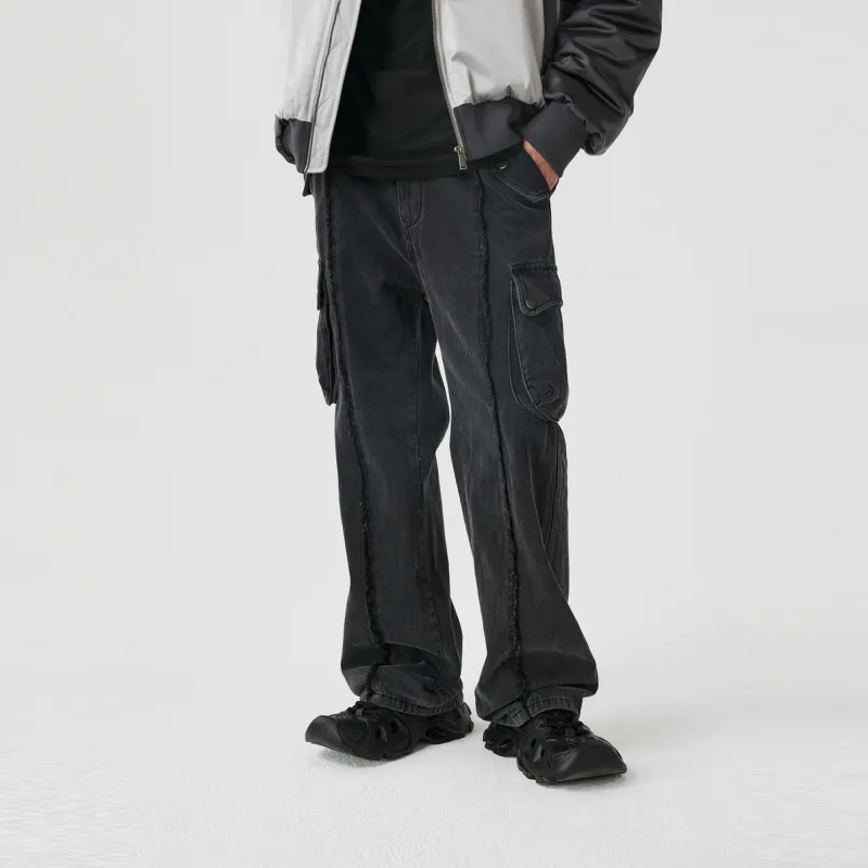 PCLP AW23 Party & Life Series Jeans Unisex Dark Gray-2