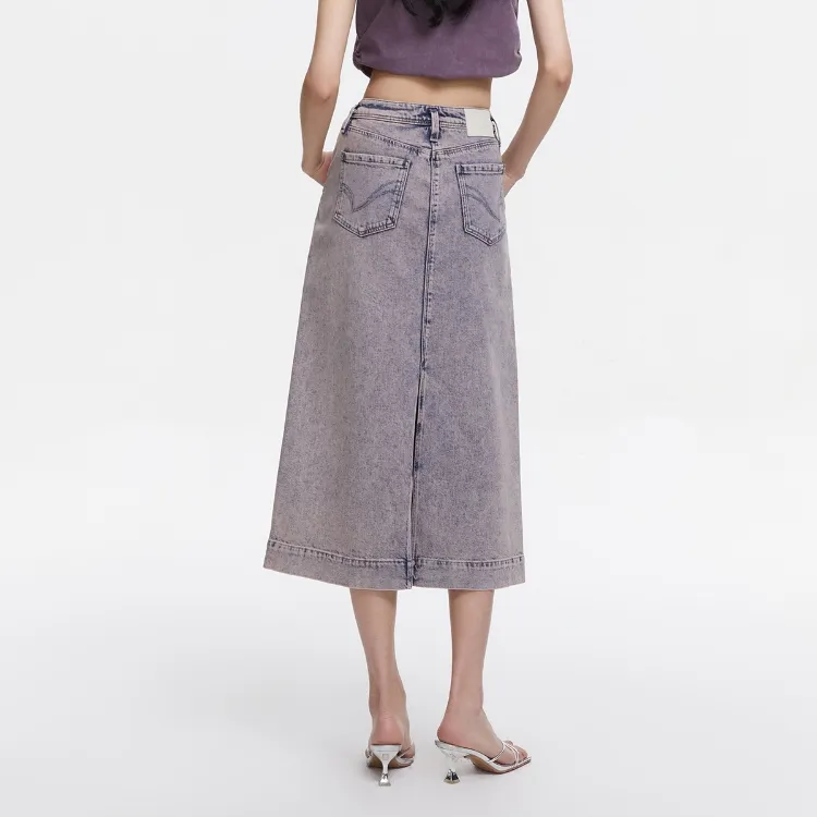 ONLY Denim Long Skirts Women's-3