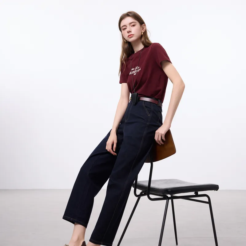 3COLOUR Jeans Women's Deep Sea Blue-5