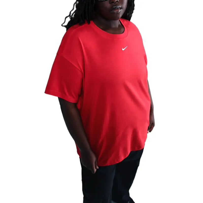 Nike Sportswear Essentials Series Drop Shoulder Sleeve T-Shirt Women's University Red-3