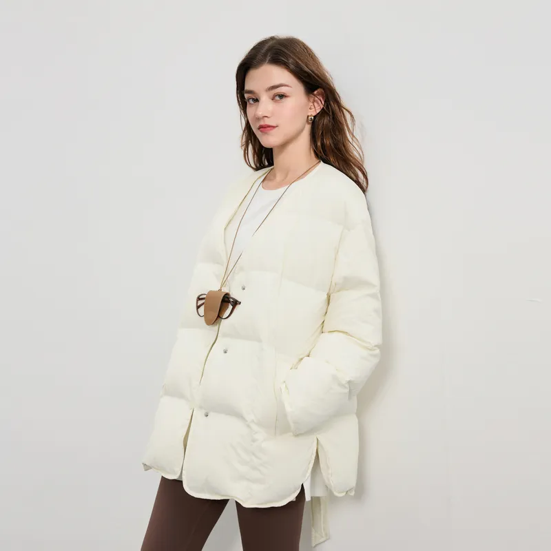 3COLOUR Down Jacket Women's Cream-5