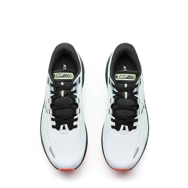 XTEP Tank Cheng 2.0 Support Anti Slip And Wear Resistant Low Top Training Running Shoes Men's White Green-3