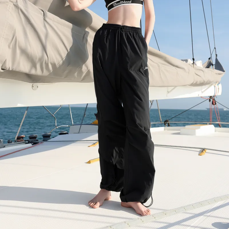 3COLOUR Casual Pants Women's Classic Black-6