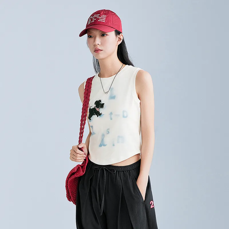 LEDIN Tank Tops Women's White-6