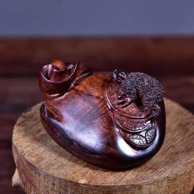 WUDE Hainan Huanghuali Precious Wood Collectibles Unisex-1