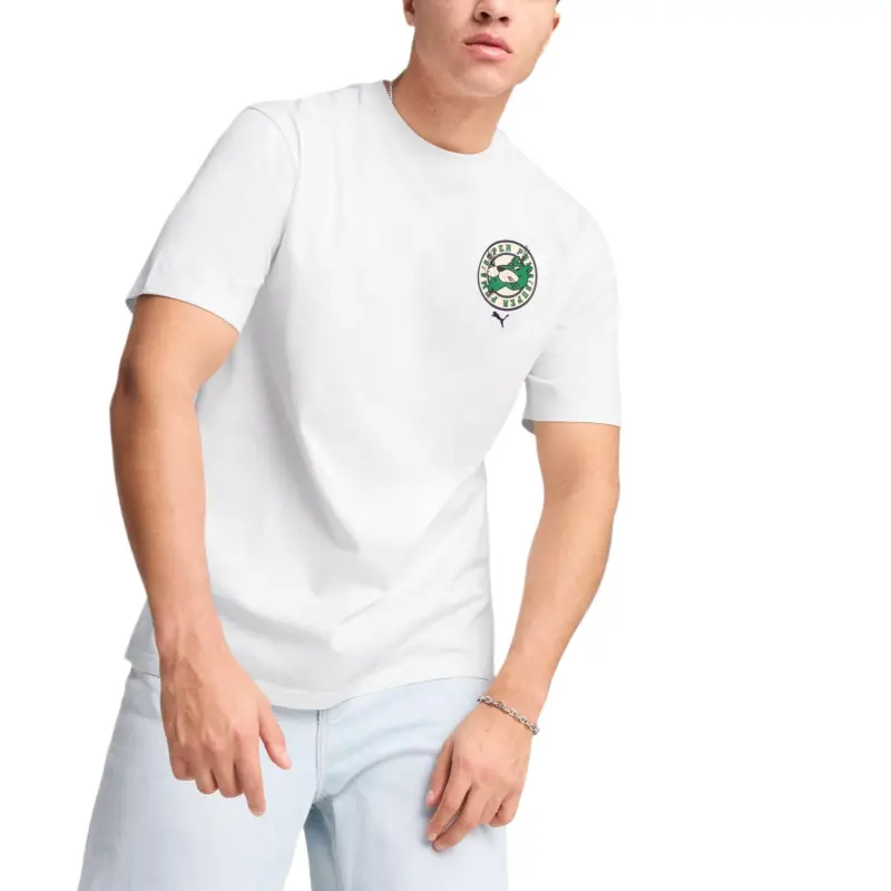PUMA Super Puma T Shirt Men's White-2
