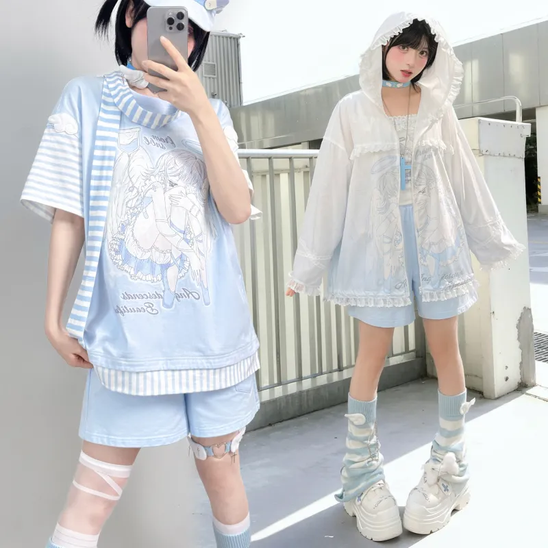 SNBL Casual Suit Women's Coat+Camisole+Shorts-2