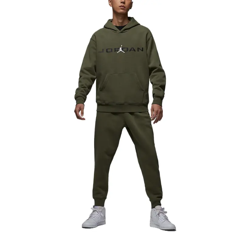 Jordan Essentials Sweatshirt Men's Medium Olive Green-2