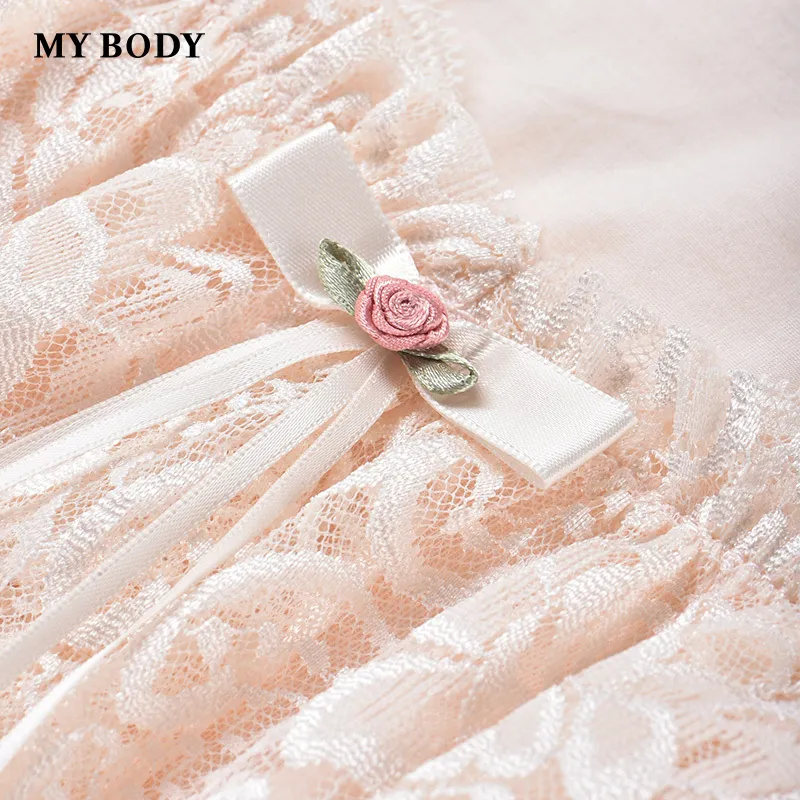MY BODY Nightgown Women's Soft Pink-2