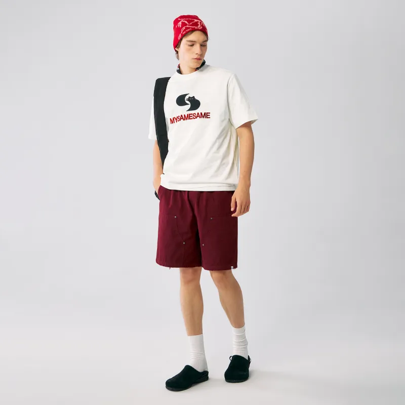 MYSAMESAME T Shirts Unisex White-3