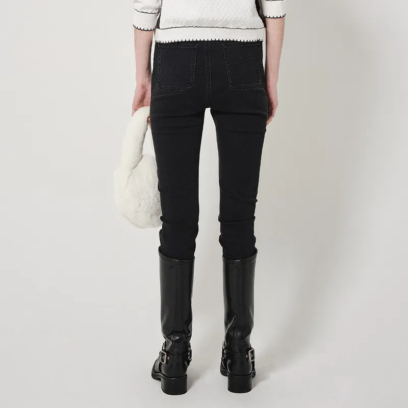 D'zzit Jeans Women's Black-5