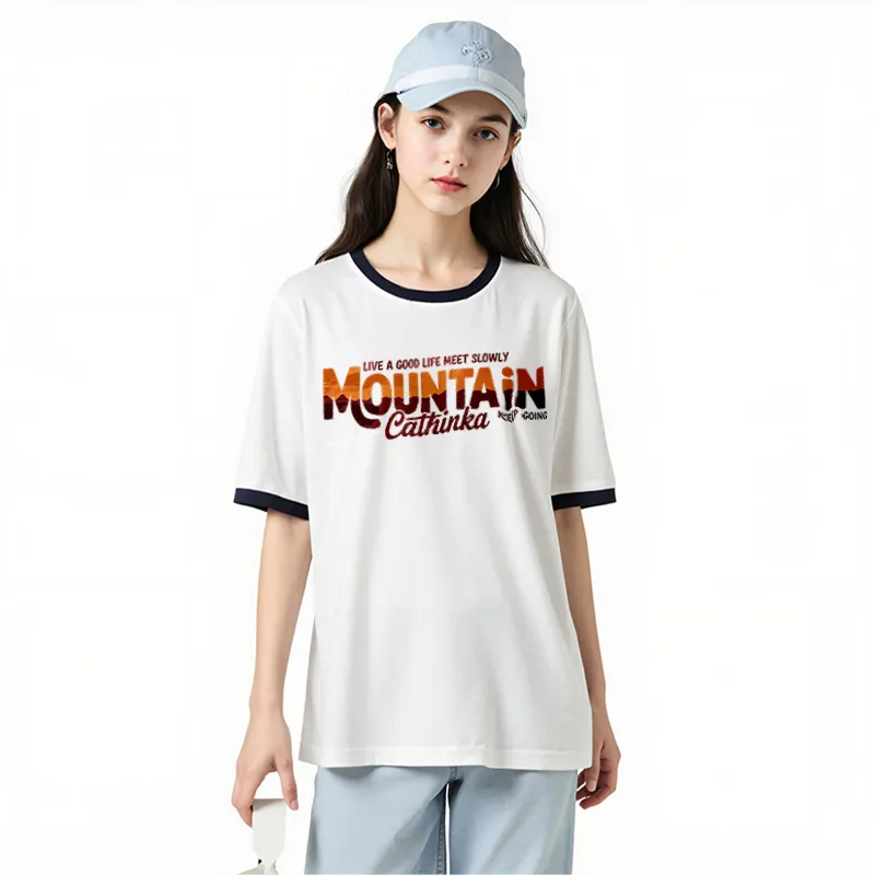 FAIRWHALE Drop Shoulder Sleeve T Shirt Women's-2